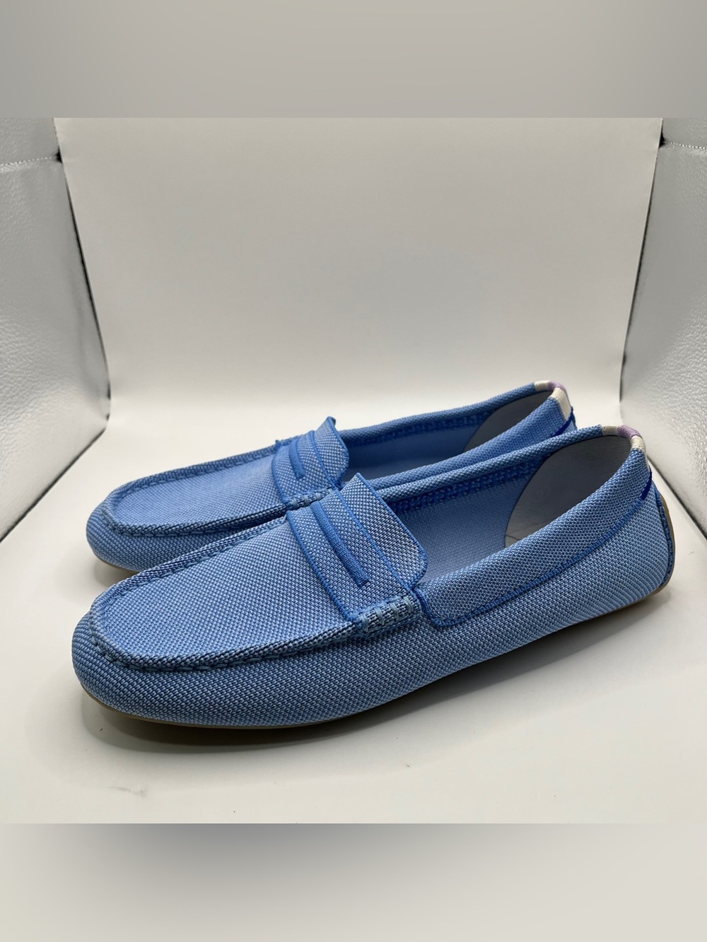 Rothys The Daily Driving Loafer color blue sea size 9 women’s flats